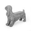 Cocker Spaniel Dog Statue - Gray - Image 8