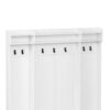 5 In 1 Entryway Bench With Coat Rack, 7 Sturdy Hooks, 2 Spacious Drawers And Adjustable Shelves, Wide Hall Tree With Metal Handles For Hallway - White - Image 16