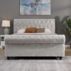 Hartfried - Queen Size Upholstered Storage Bed - Beige - Image 3