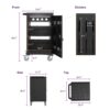 Mobile Charging Cart And Cabinet For Tablets Laptops 32-Device - Matt Black - Image 17