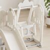 Versatile Toddler Slide With 11 - 1 Activity Center - Gray / Ivory - Image 9