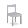 Della - 3-Piece Solid Wood Kids Table & Two Chair Set - Gray - Image 4
