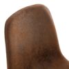 Modern Transferred Leg Backrest Dining Chair And Herringbone Dining Table Set Model Of Elegance And Durability For Home Furnishing - Brown / Walnut - Image 15