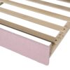 Full Size Upholstered Daybed With Storage Armrests, Trundle And Latest Integrated Bluetooth Audio System, Teddy Fleece - Pink - Image 8