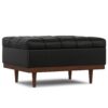 Mariah - Coffee Table Storage Ottoman - Black - Image 2