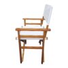 Folding Director Chair Canvas (Set of 2) - White - Image 8