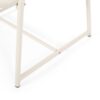 Outdoor Side Table With Metal Frame - White - Image 5
