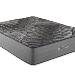 Pure Ice - 14" Full Lux Firm Quilted Mattress - Black