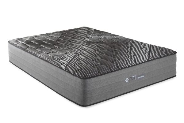 Pure Ice - 14" King Lux Firm Quilted Mattress - Black