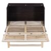 Full Size Murphy Bed With Large Drawers And Elegant Design - Espresso - Image 6