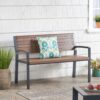 Davos - Bench - Gray / Brown - Image 4