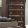 Traditional 5 Drawer Chest - Mahogany - Image 5