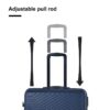 3 Piece Luggage Sets Lightweight Suitcase With Two Hooks, Spinner Wheels, Tsa Lock, (20/24/28) Navy - Image 34
