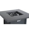 Powder Coated Fire Pit With Surface - Gray - Image 3