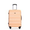 Expandable 3 Piece Luggage Sets Pc Lightweight & Durable Suitcase With Two Hooks, Spinner Wheels, Tsa Lock, (21/25/29) - Peach - Image 10