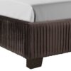 King Upholstered Bed - Dark Brown - Image 3