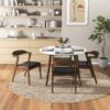 Alina - Dining Table - Brown / White - Image 4