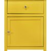 Chic Transitional Nightstand - Yellow - Image 2