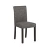 Modern 5 Piece Dining Table Set With 4 Chairs For Kitchen Or Dining Room - Light Gray / Black - Image 5