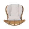 Calypso - Outdoor Chair With Water Resistance Cushion And Iron Frame - Beige - Image 9
