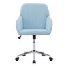 Adjustable Office Chair, Home Bedroom, Ergonomic Swivel Chair, Backrest Seat, Comfortable For Long Sitting - Baby Blue - Image 5