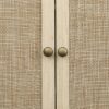 4 Door Storage Cabinet With 1 Drawer And 4 Adjustable Inner Shelves - Natural - Image 22