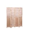 Panel Solid Wood Folding Room Divider - Natural - Image 8