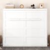 Queen Size Murphy Wall Bed - White - Image 11
