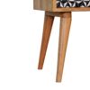Mosaic Nightstand, 1 Drawer - Oak - Image 6