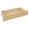 Full Size Daybed With Fence Guardrails And 2 Drawers, Split Into Independent Floor Bed & Daybed - Natural - Image 8