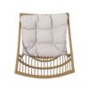 Elaine - Chair & Side Table - Light Brown - Image 5