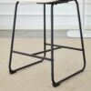 (Set of 2) Modern Minimalist Style Material Bar Stools, Suitable For Kitchen, Bar And Modern Home Design - White - Image 11