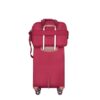 4 Piece Set (16/20/24/28), Softshell Suitcase Spinner Wheels Terylene Luggage Sets Carry On Suitcase Luggage Lightweight Durable Suitcase - Wine Red - Image 13