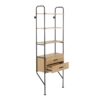 Lean - Industrial Bookcase - Black / Brown - Image 3