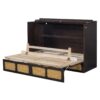 Queen Murphy Bed With Large Drawers - Espresso - Image 12