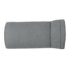 Fabric Chaise Lounge With Rubberwood Frame - Slate - Image 7