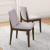 Laura - Mid-Century Modern Dining Chair (Set of 2) - Beige - Image 3