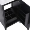 Modern Freestanding 20.3" Bathroom Vanity With Sink, Functional Drawer, Soft Closing Door - Black - Image 21