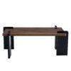 Walnut Colored Coffee Table, Suitable For Modern Minimalist Living Rooms - Walnut - Image 17