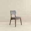 Carlos - Solid Back Side Chair (Set of 2) - Brown / Gray - Image 3