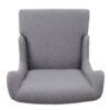 Alight - Upholstered Dining Chair With High Back And Birch Wood Legs - Light Gray - Image 5