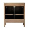 Bathroom Vanity With Single Sink, Combination Under Counter Sink, Bathroom Storage Cabinet With Soft Closing Door, Multi-Function Storage, Solid Wood Frame - Light Brown - Image 18