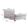 Hartfried - Queen Size Upholstered Storage Bed - Beige - Image 17