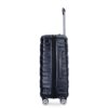 Luggage Set Of 5 Pieces, Expandable Hard Pc Luggage Set With Tsa Lock For Rotating Wheels, Lightweight Rolling Luggage - Black - Image 15