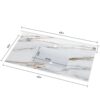 Vanity Top With Undermount Sink And Backsplash, Sintered Stone - Carrara White Marble - Image 5