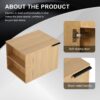 Modern Bathroom Vanity, Cabinet Set Without Sink - Oak - Image 4