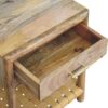 Regency - Woven Nightstand With Drawer - Light Brown - Image 5