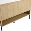 Modern Bathroom Vanity Combo With Single Resin Sink And Storage Cabinet, Multilayer Solid Wood - Oak - Image 11