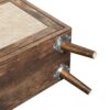 4 Door Shoe Rack, Freestanding Modern Shoe Storage Cabinet, For Entryway - Burly Wood - Image 24