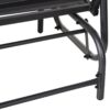 Outsunny - 2 Person Outdoor Glider Bench, Patio Double Swing Rocking Chair Loveseat With Powder Coated Steel Frame For Backyard Garden Porch - Gray - Image 5